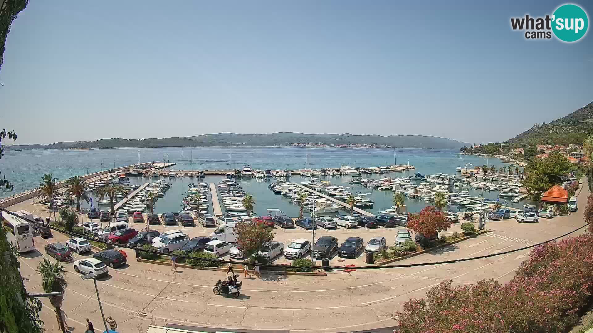 Webcam Orebić Riva – Ferry to Korčula Live