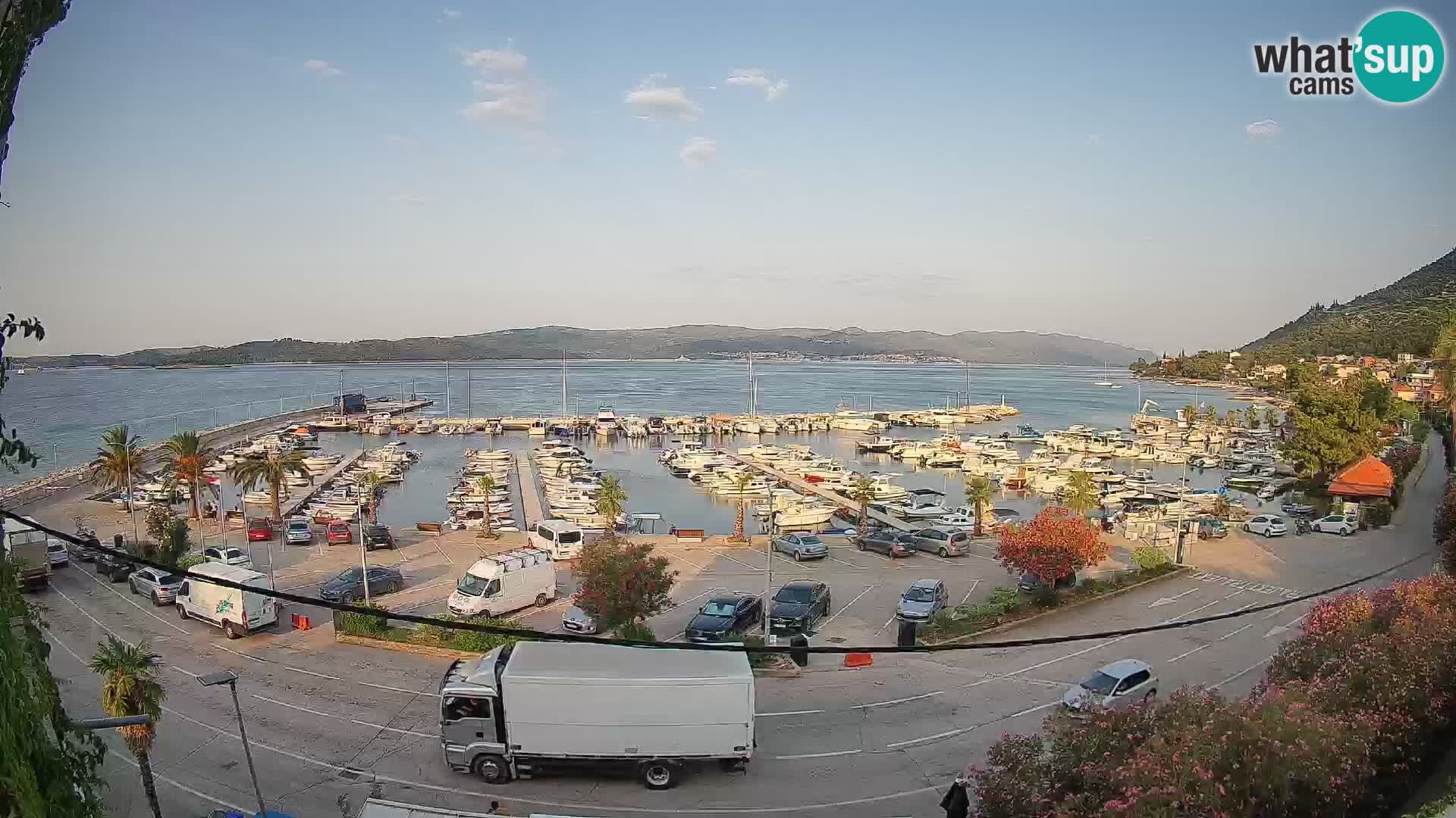 Webcam Orebić Riva – Ferry vers Korčula en direct