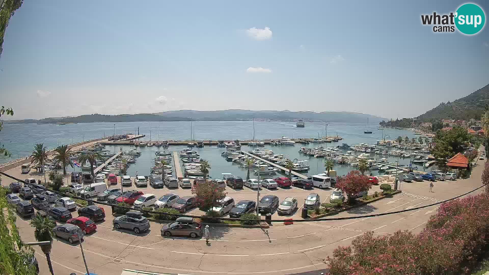 Web kamera Orebić Riva – Trajekt za Korčulu uživo