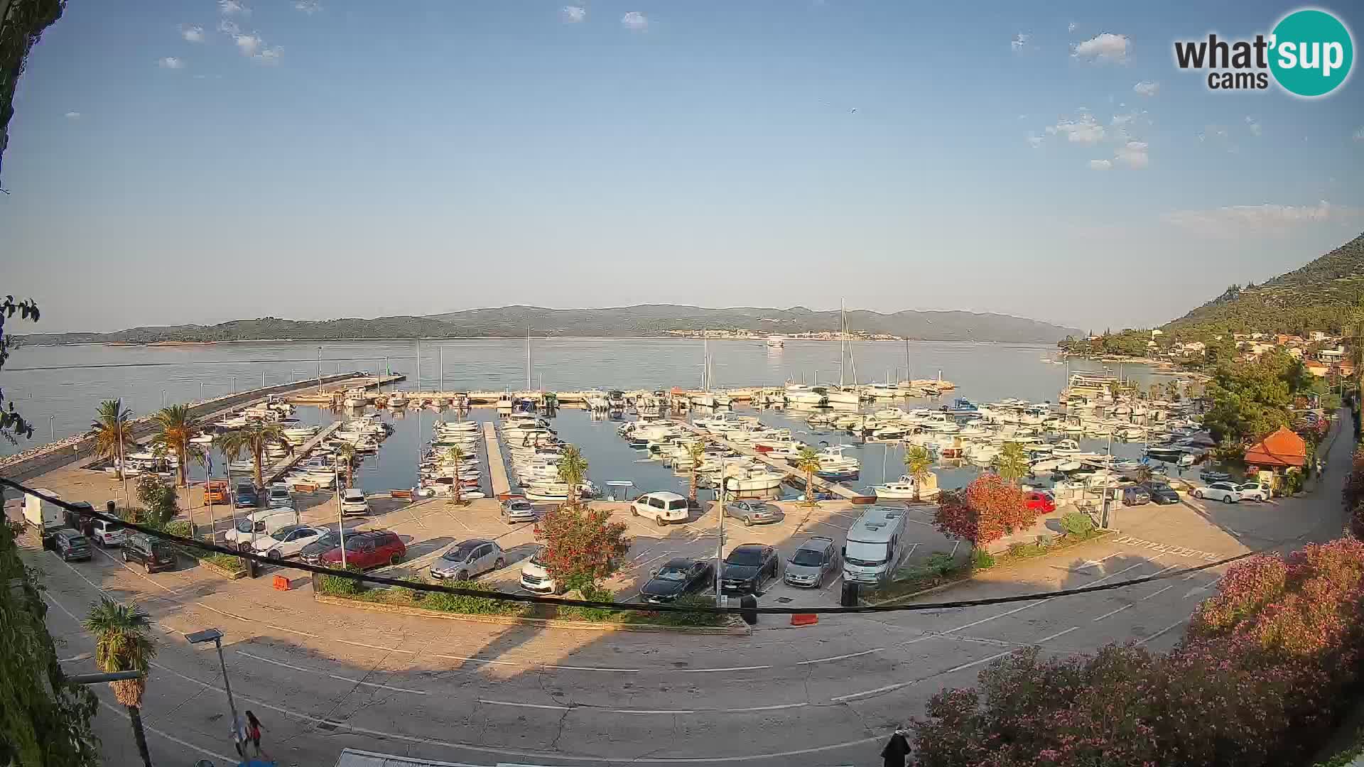 Webcam Orebić Uferpromenade – Fähre nach Korčula Live