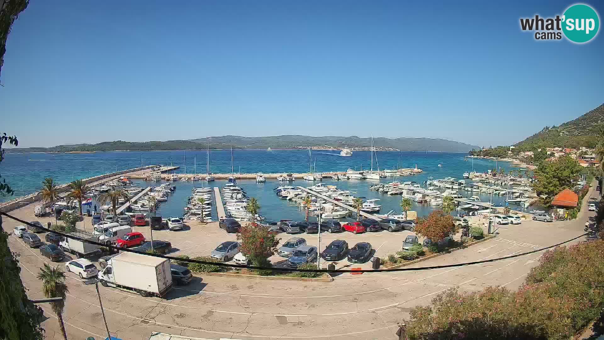 Web kamera Orebić Riva – Trajekt za Korčulu uživo