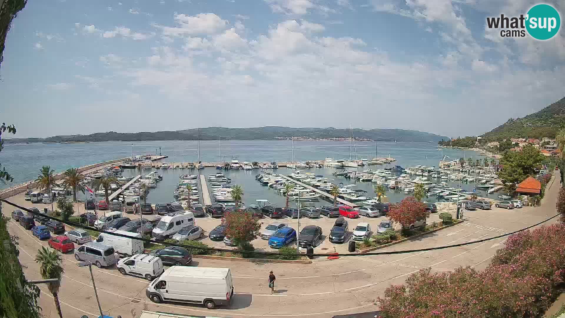 Webcam Orebić Riva – Ferry vers Korčula en direct