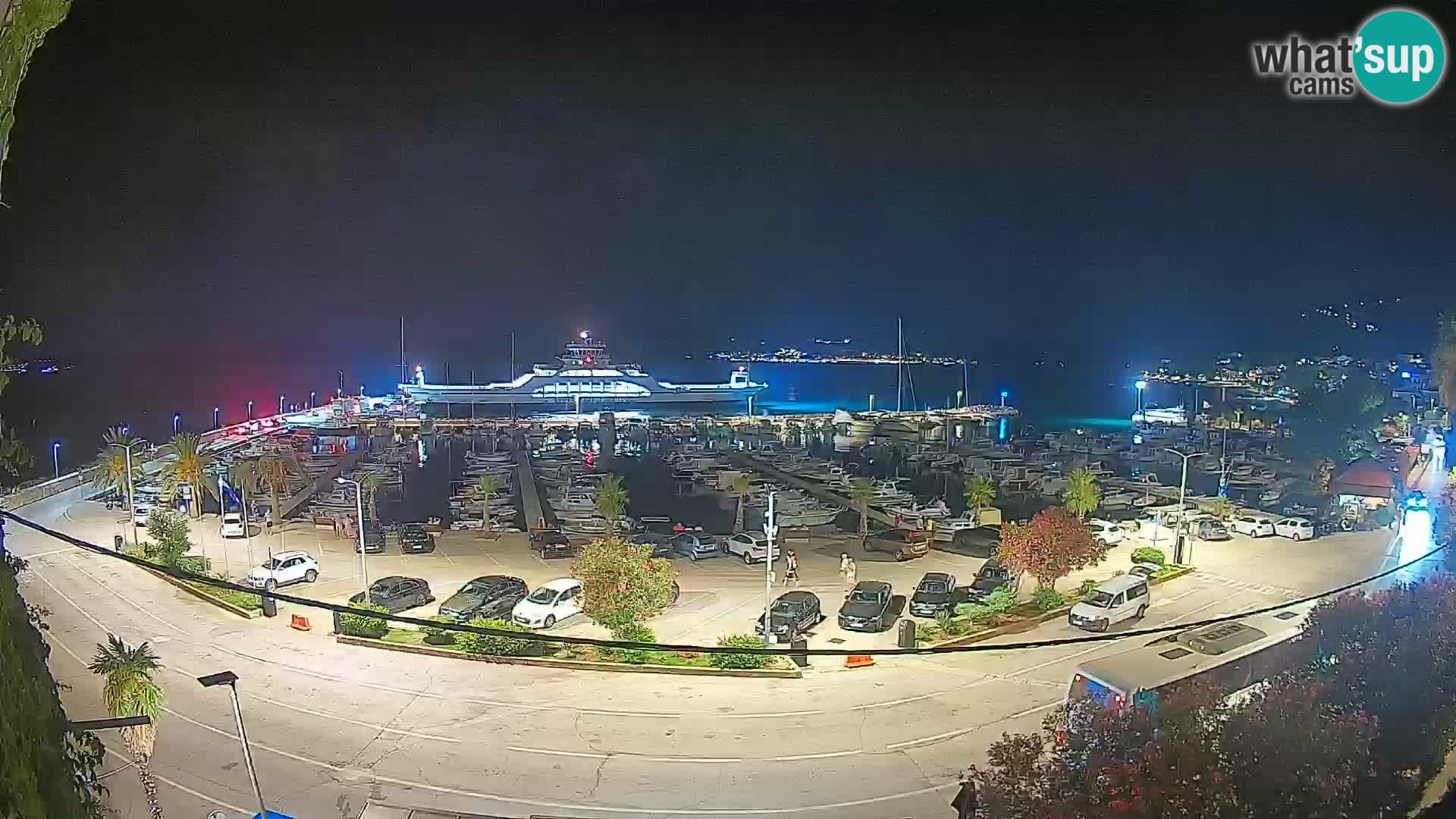 Webcam Orebić Uferpromenade – Fähre nach Korčula Live