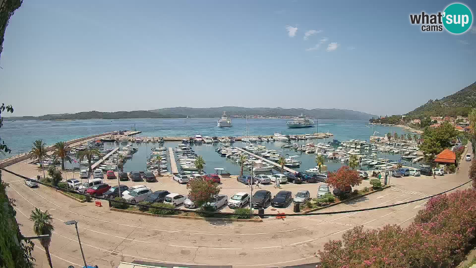 Webcam Orebić Riva – Ferry vers Korčula en direct