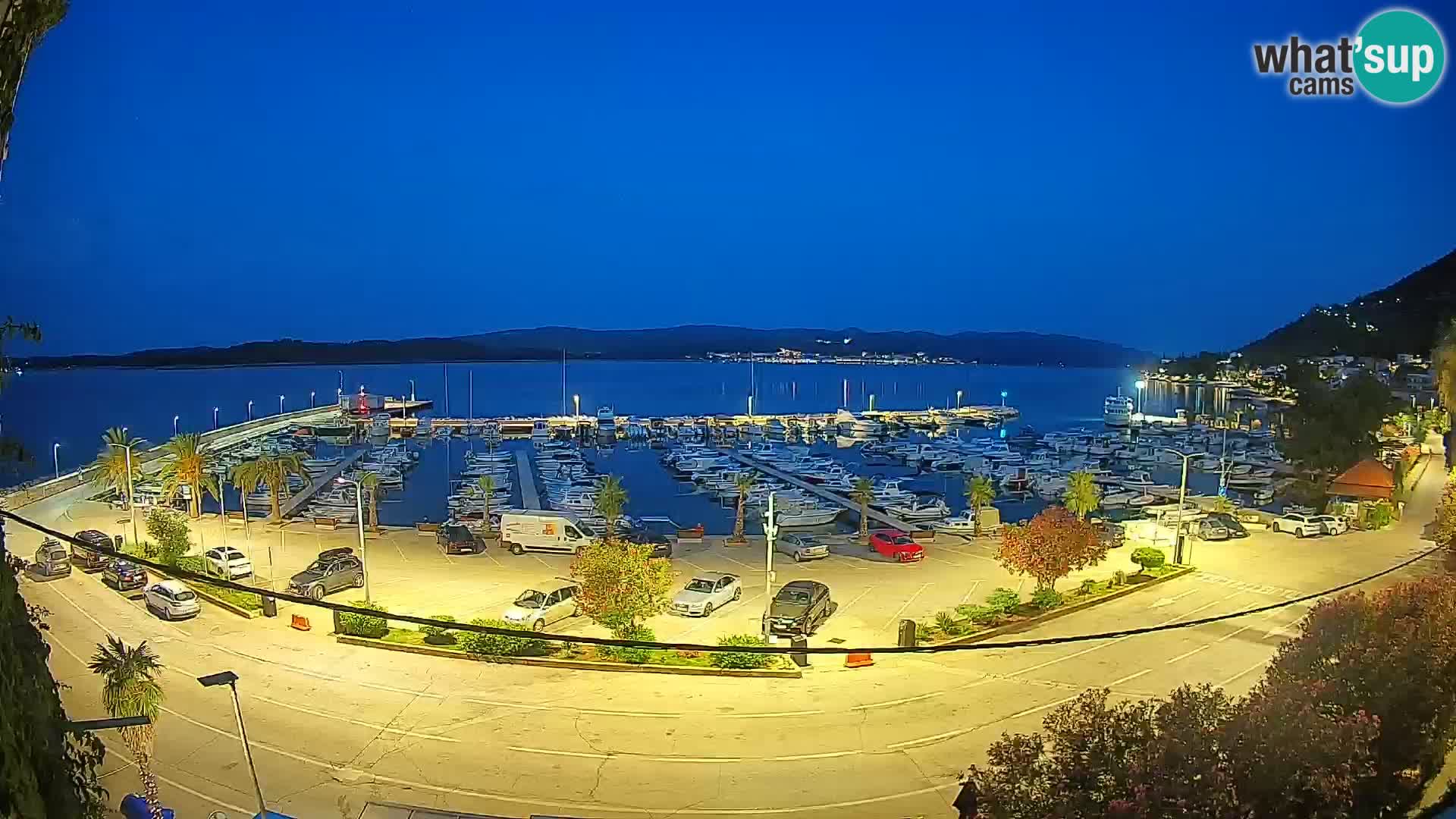 Webcam Orebić Uferpromenade – Fähre nach Korčula Live