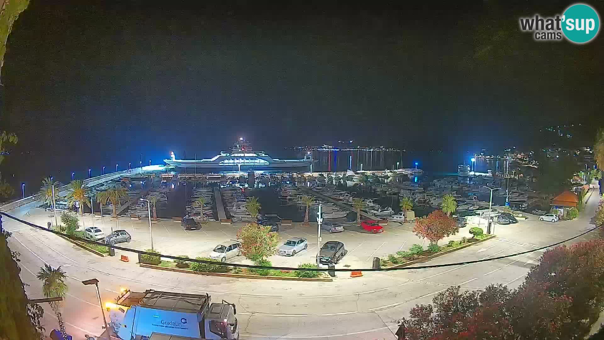 Webcam Orebić Uferpromenade – Fähre nach Korčula Live