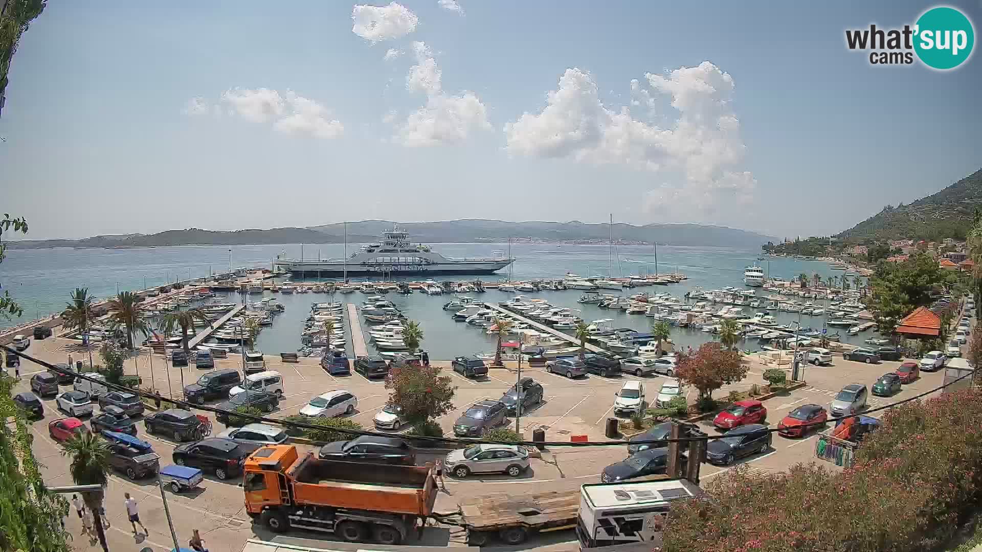 Webcam Orebić Riva – Ferry vers Korčula en direct