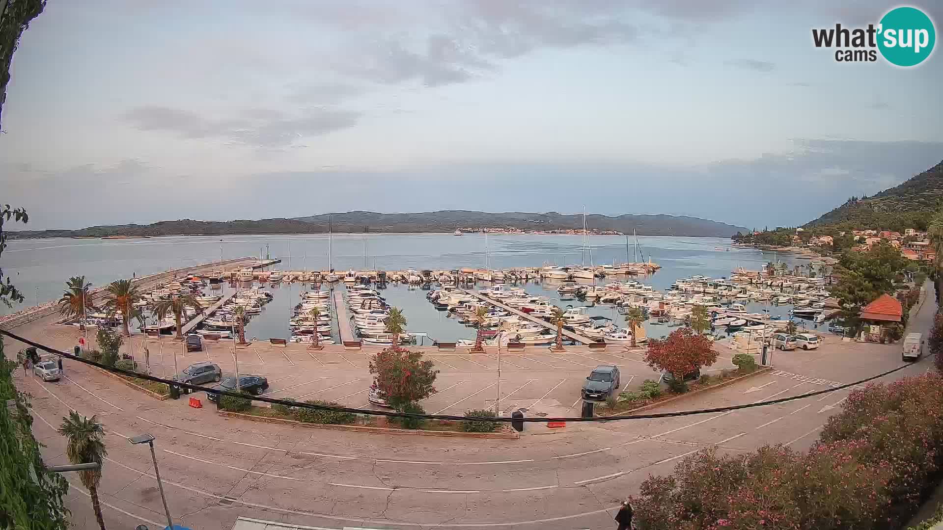 Webcam Orebić Riva – Ferry to Korčula Live