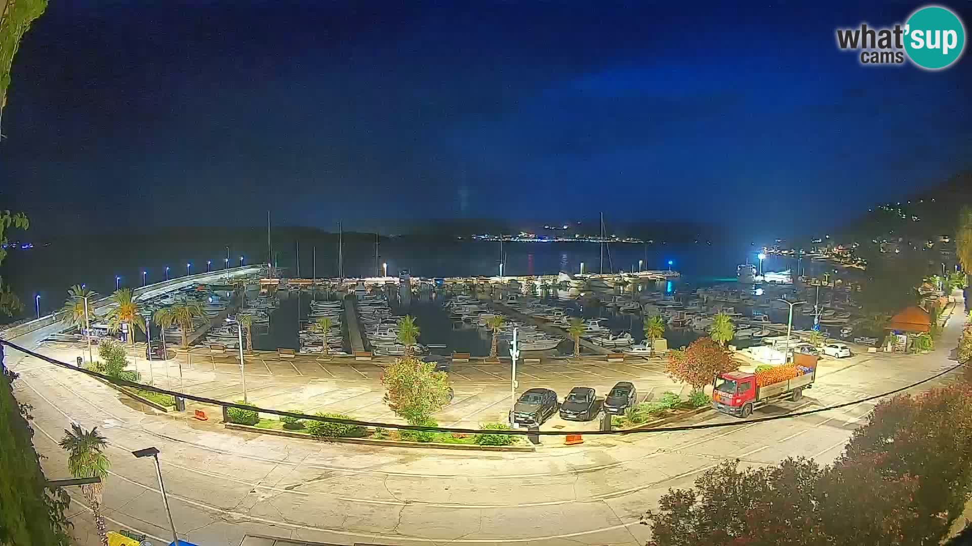 Webcam Orebić Riva – Ferry a Korčula en vivo