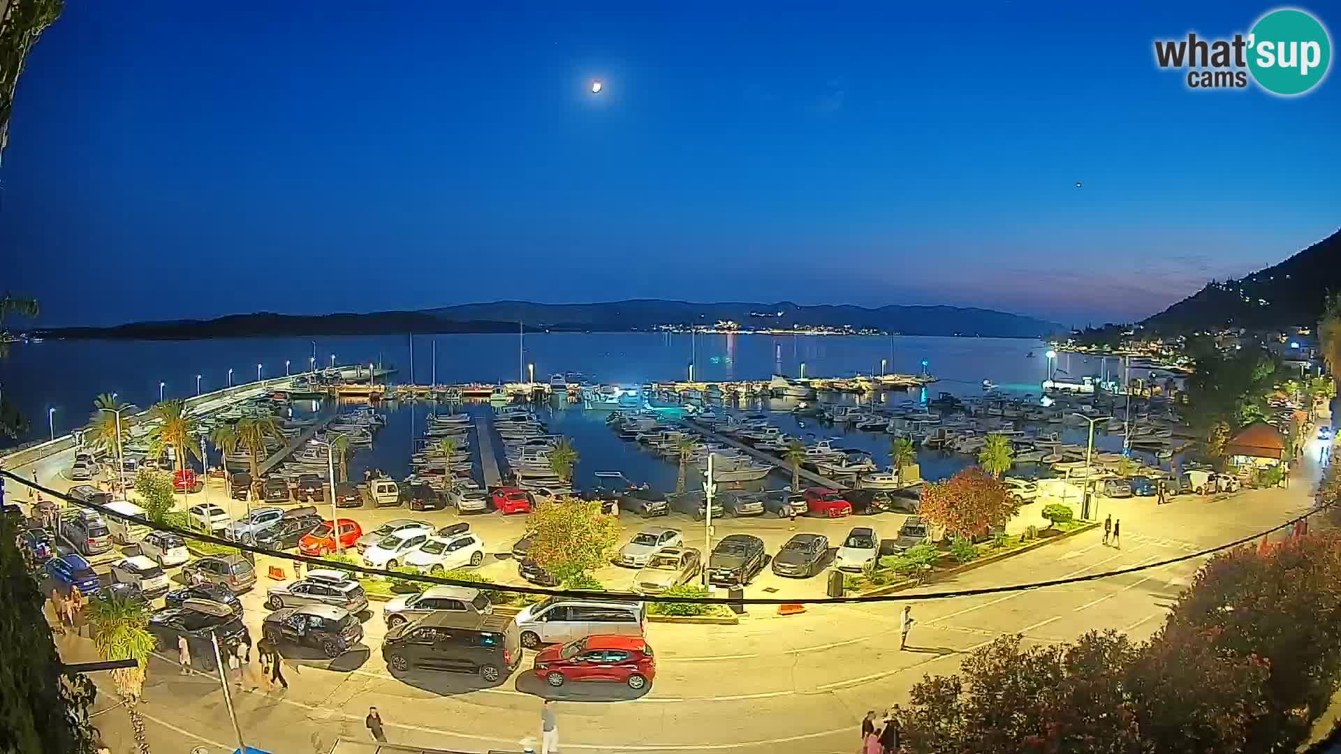 Webcam Orebić Riva – Ferry vers Korčula en direct