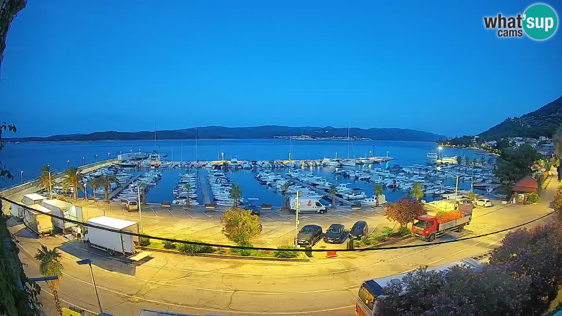 Webcam Orebić Riva – Ferry vers Korčula en direct