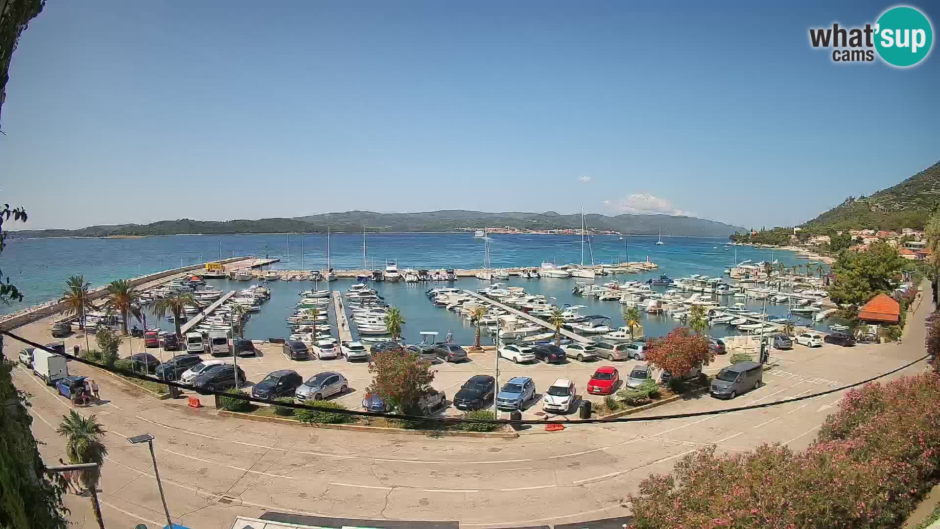 Webcam Orebić Riva – Ferry vers Korčula en direct