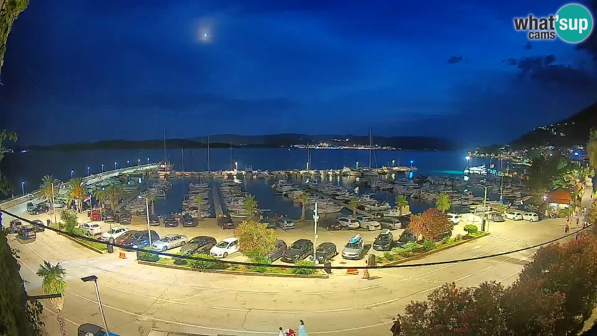 Webcam Orebić Uferpromenade – Fähre nach Korčula Live