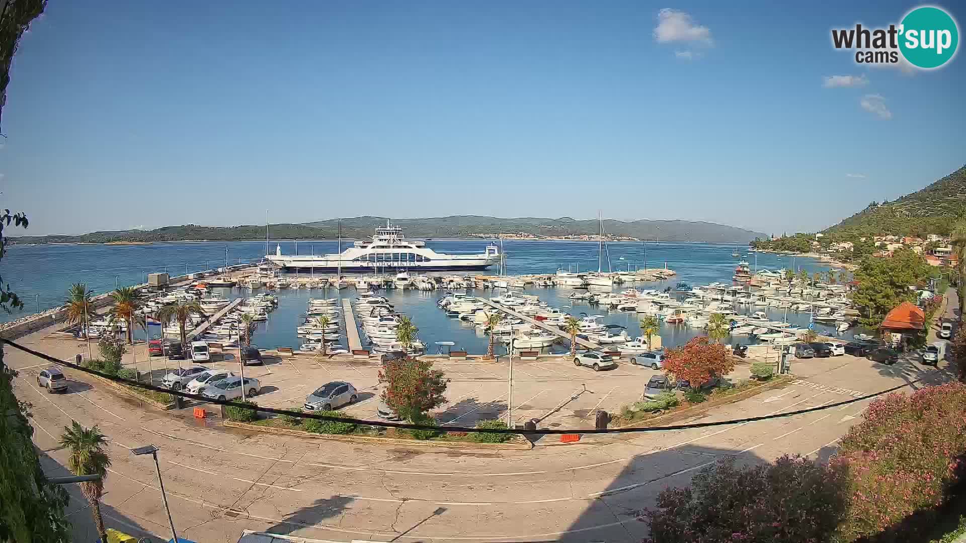 Webcam Orebić Riva – Ferry vers Korčula en direct