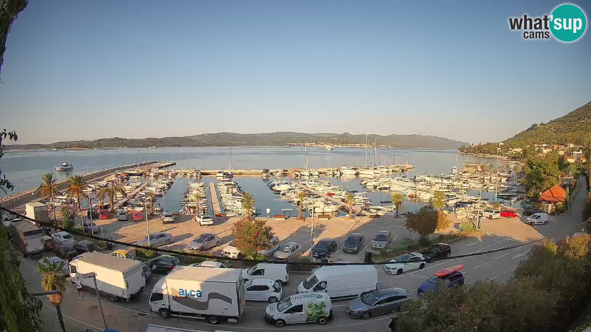 Webcam Orebić Riva – Ferry to Korčula Live