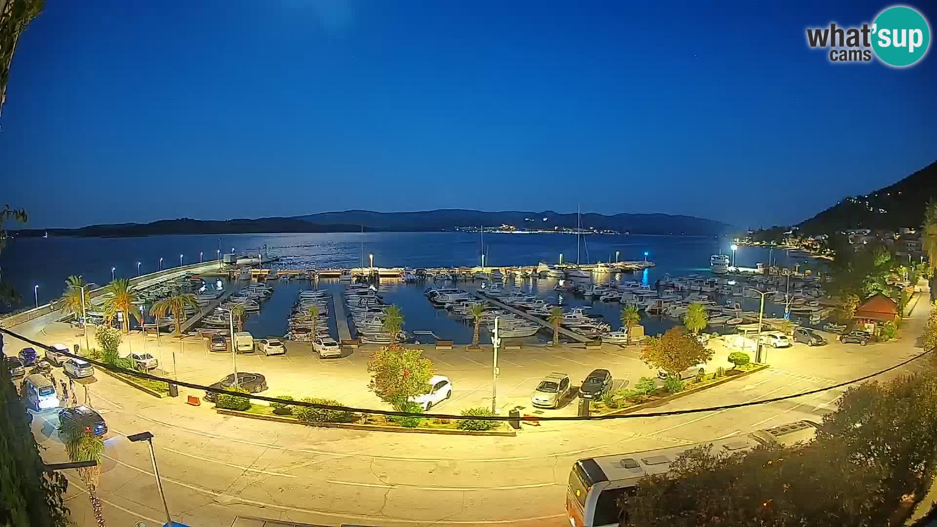 Webcam Orebić Riva – Ferry to Korčula Live