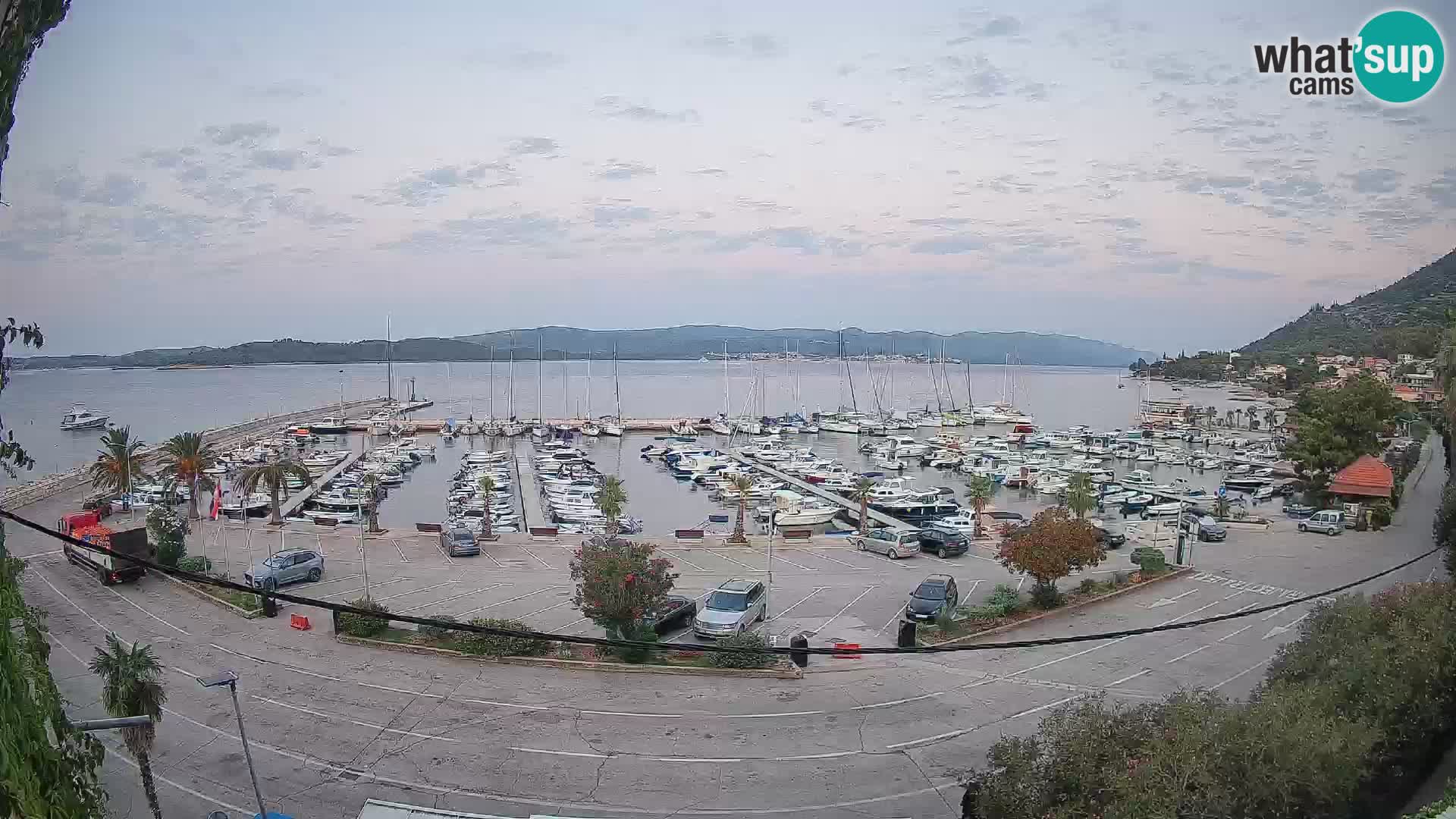 Webcam Orebić Riva – Ferry to Korčula Live