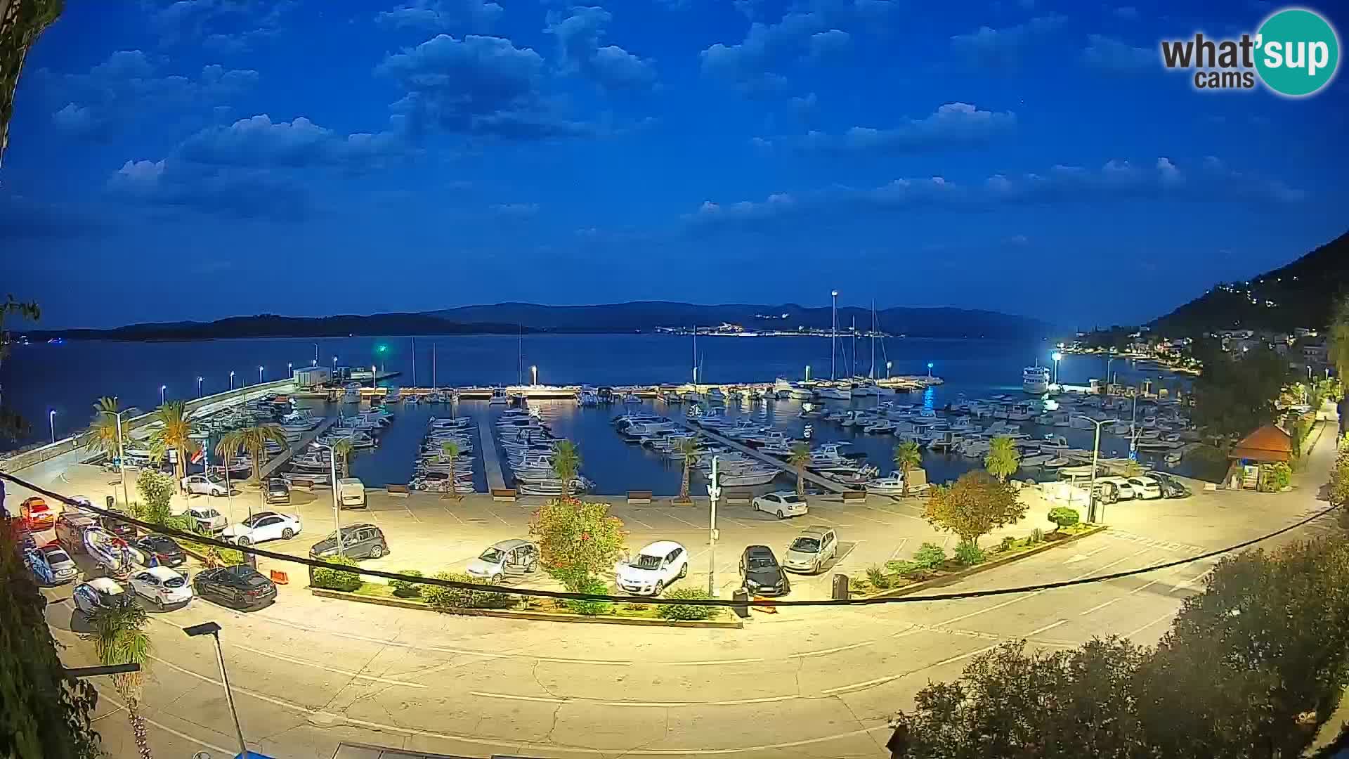 Webcam Orebić Riva – Ferry vers Korčula en direct