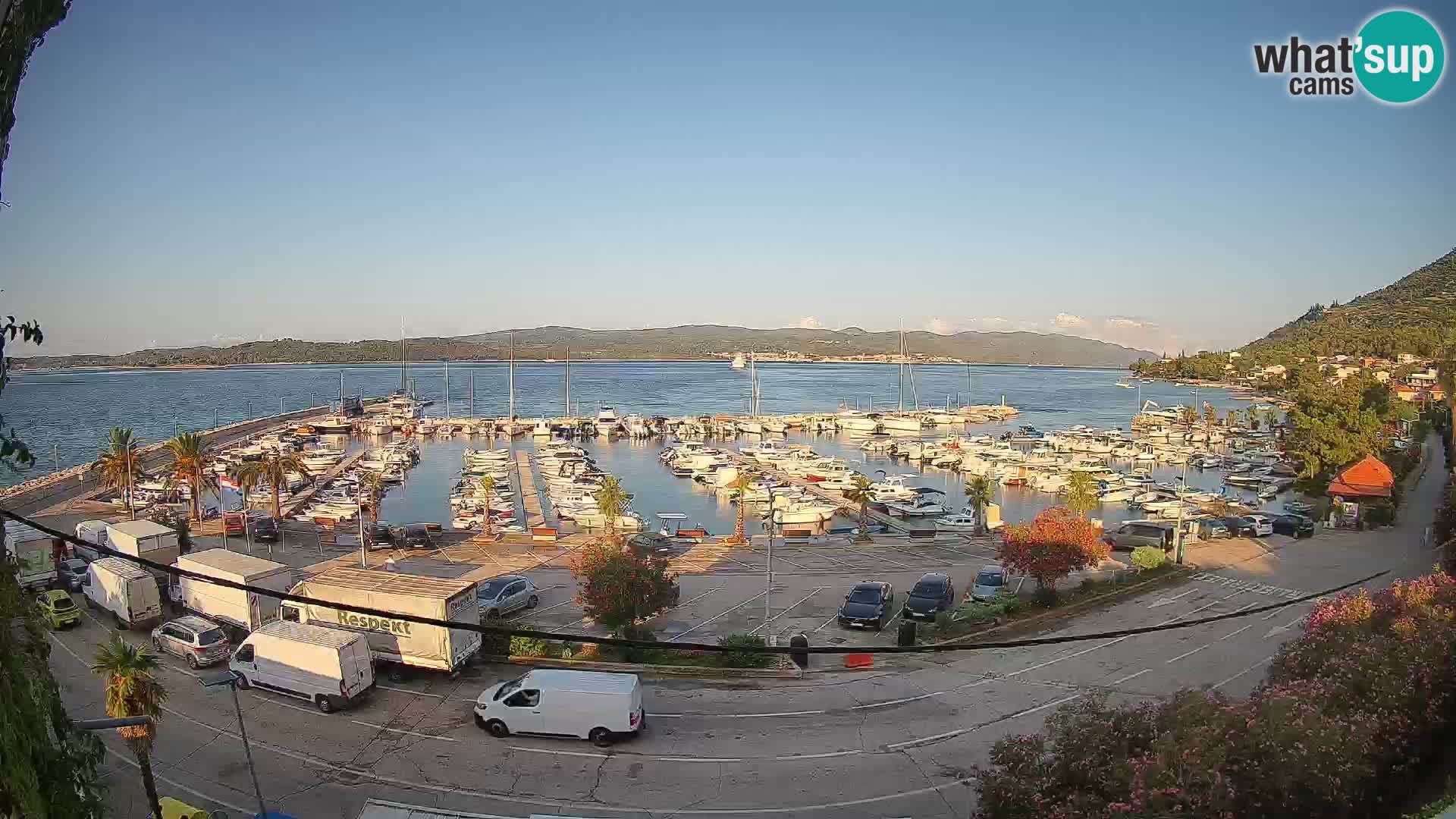 Webcam Orebić Riva – Ferry vers Korčula en direct