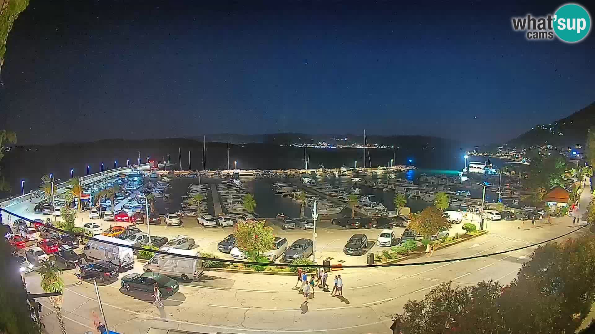 Webcam Orebić Uferpromenade – Fähre nach Korčula Live