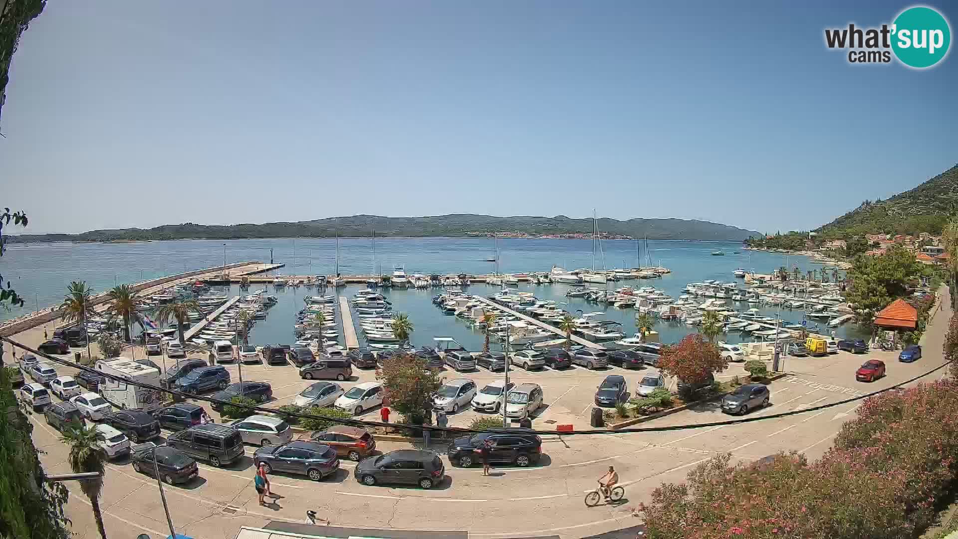 Webcam Orebić Riva – Ferry to Korčula Live