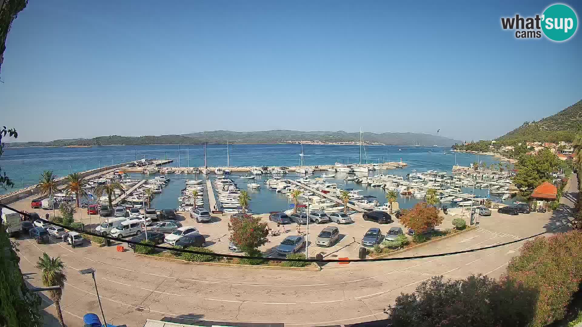 Webcam Orebić Uferpromenade – Fähre nach Korčula Live