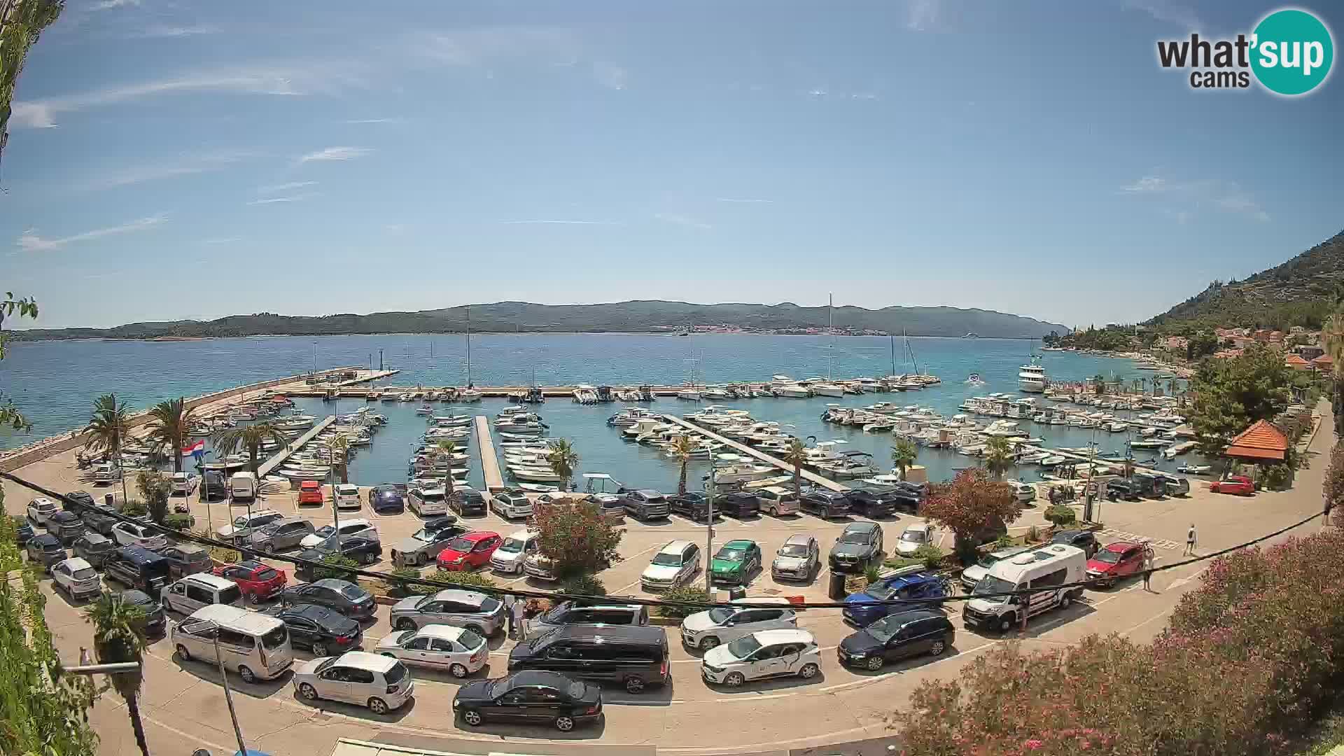 Webcam Orebić Riva – Ferry vers Korčula en direct