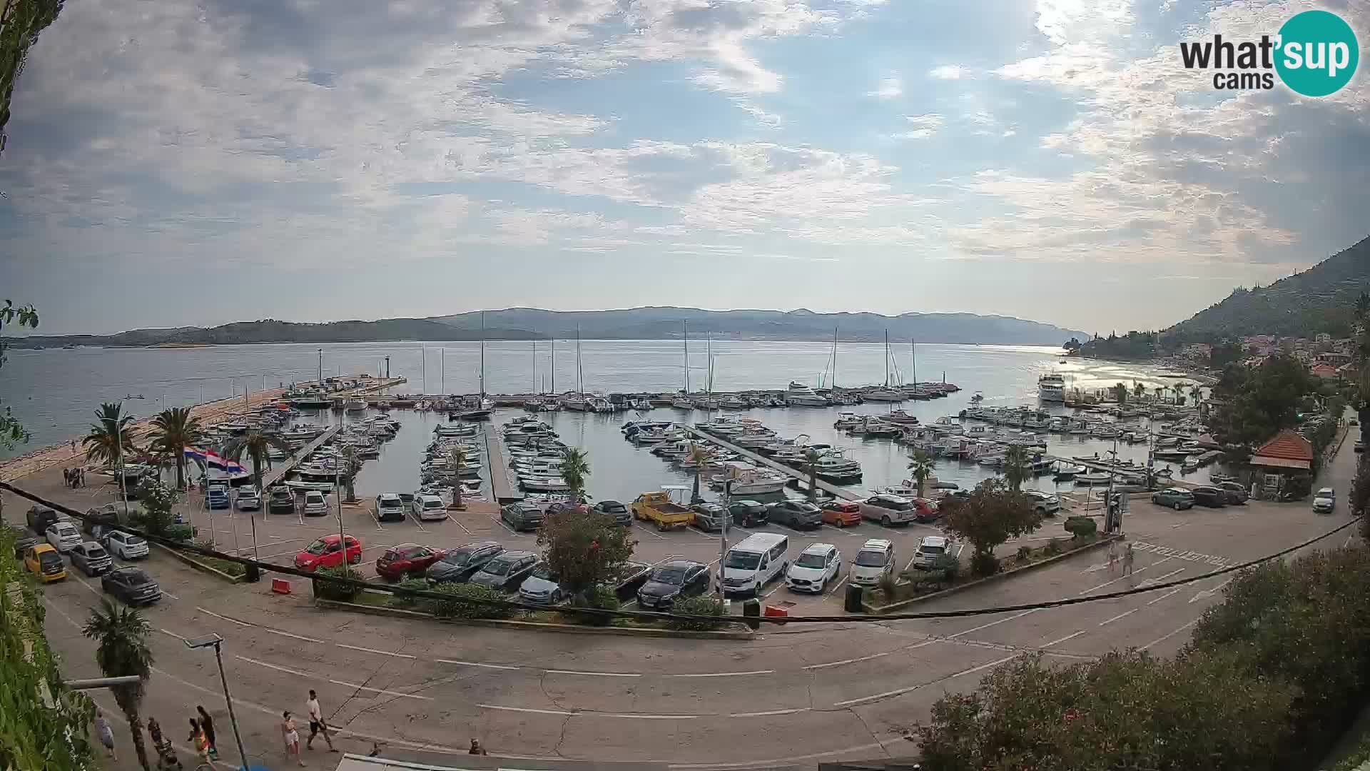Webcam Orebić Riva – Ferry vers Korčula en direct