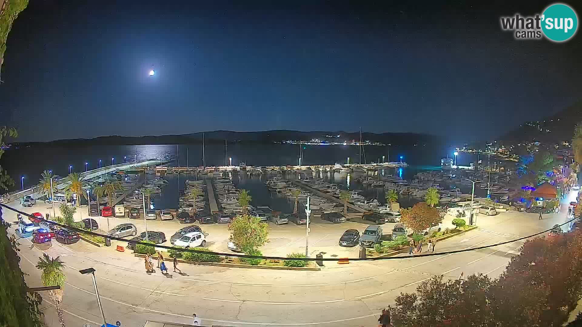 Webcam Orebić Uferpromenade – Fähre nach Korčula Live