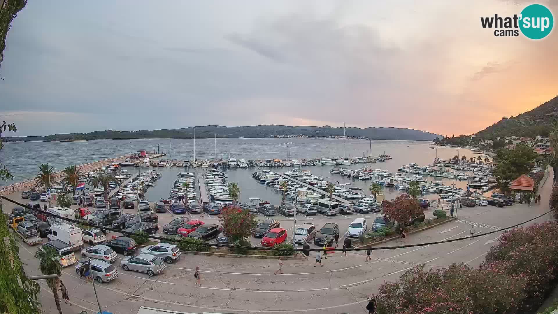 Webcam Orebić Riva – Ferry to Korčula Live