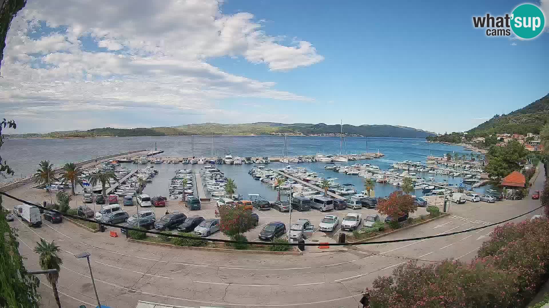 Webcam Orebić Riva – Ferry vers Korčula en direct