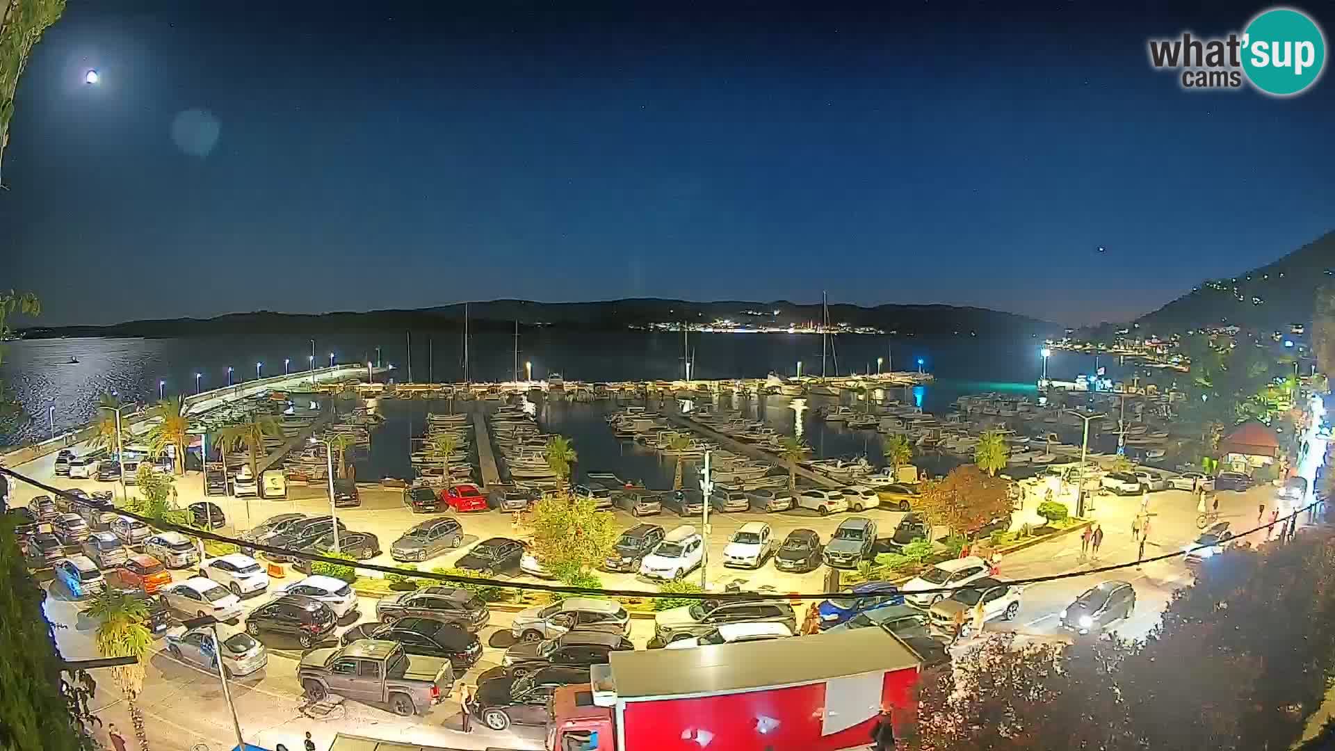 Webcam Orebić Uferpromenade – Fähre nach Korčula Live