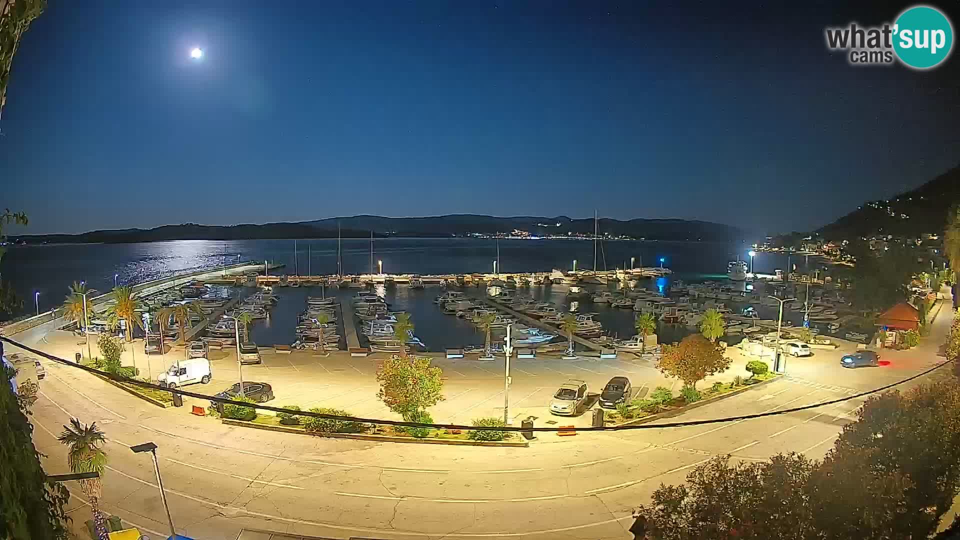 Webcam Orebić Uferpromenade – Fähre nach Korčula Live