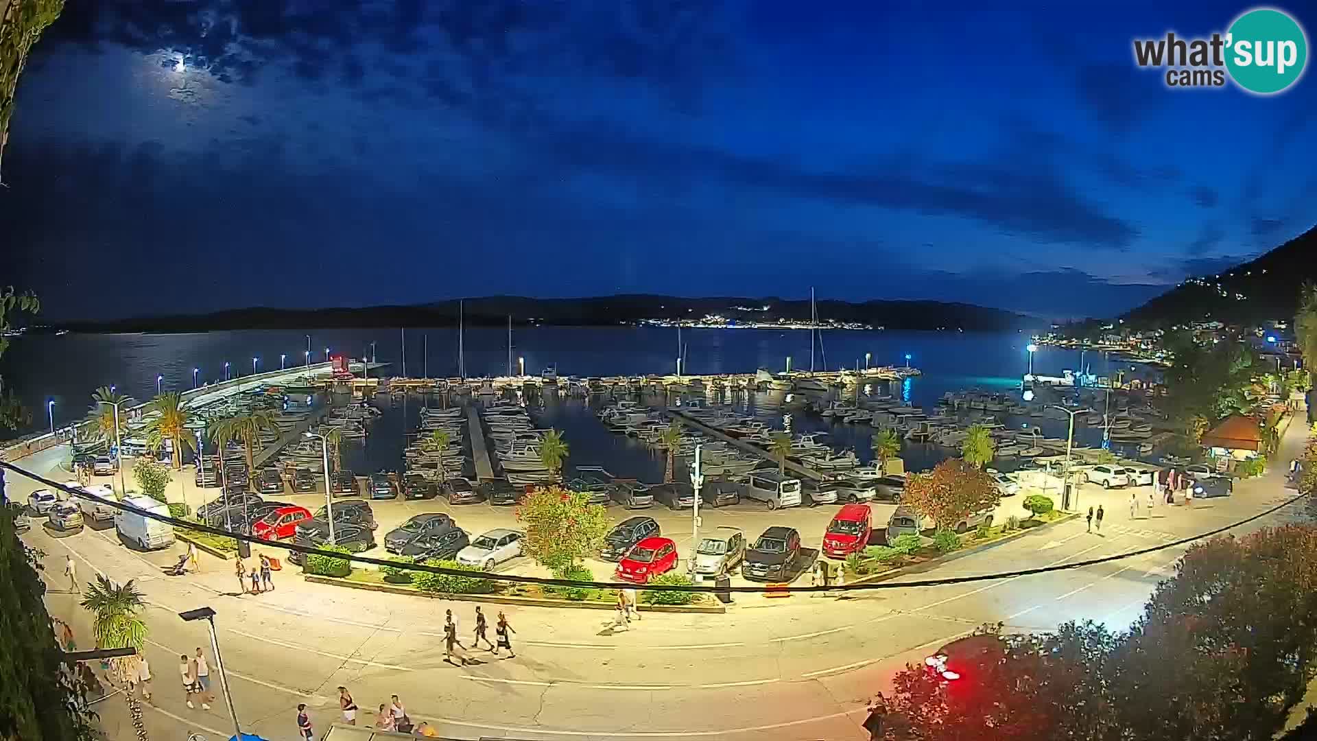 Webcam Orebić Riva – Ferry vers Korčula en direct