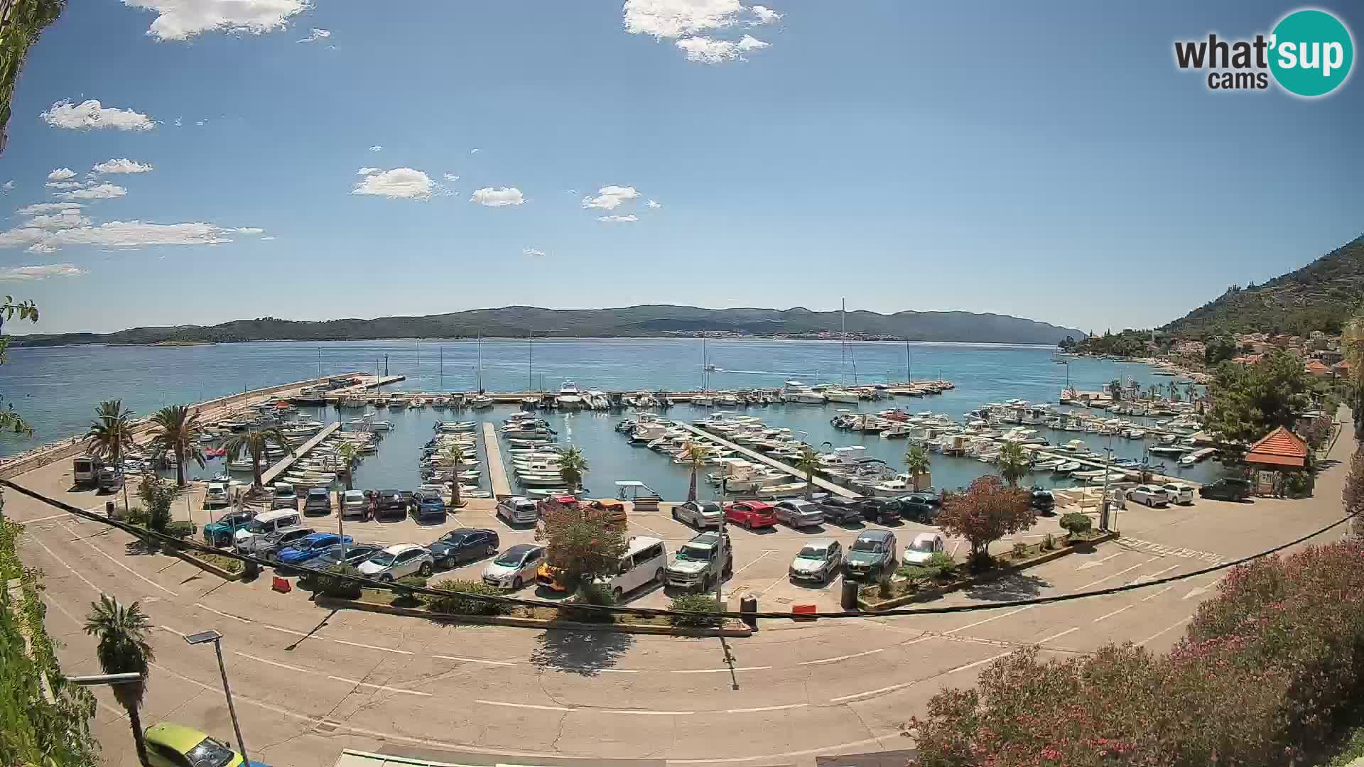 Webcam Orebić Riva – Ferry a Korčula en vivo