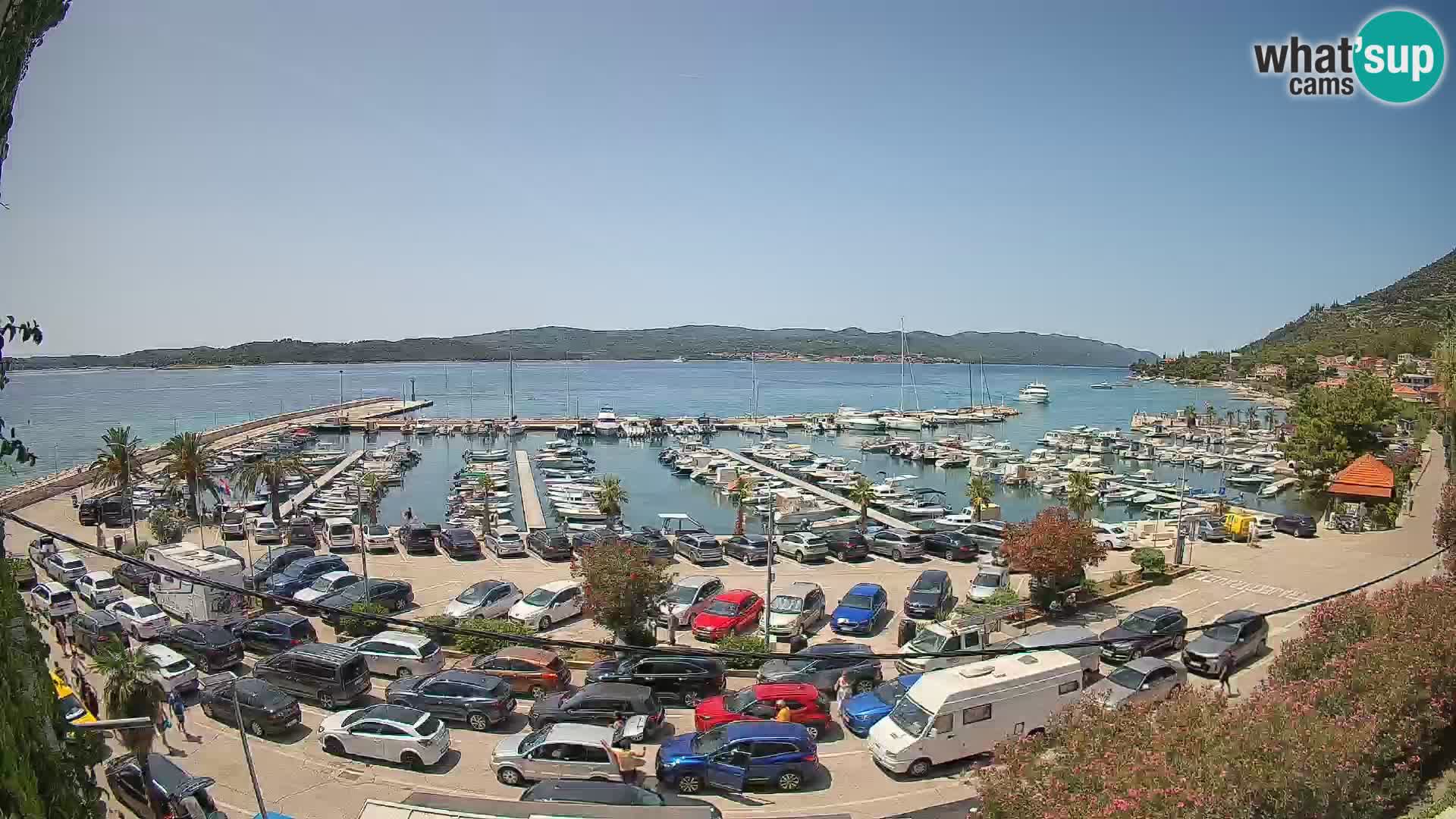 Webcam Orebić Riva – Ferry vers Korčula en direct