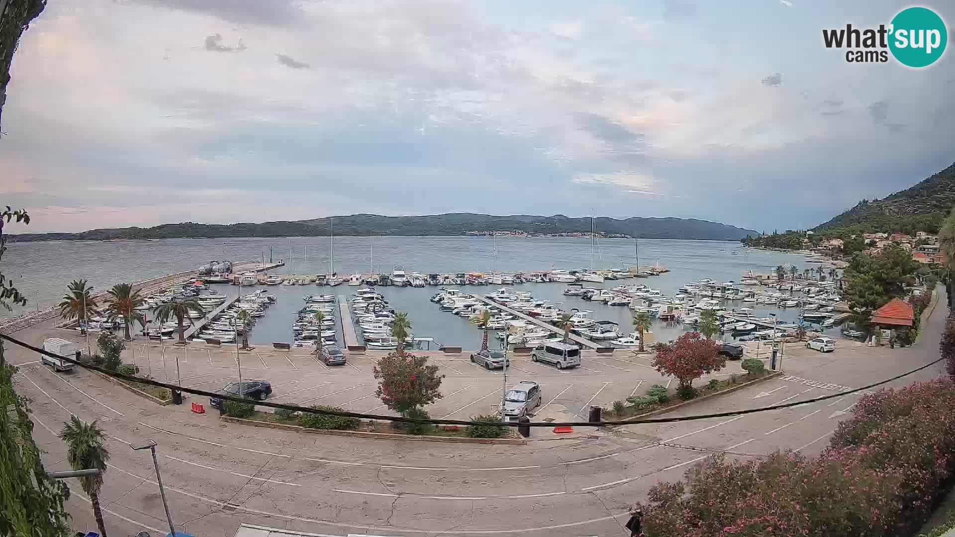 Webcam Orebić Uferpromenade – Fähre nach Korčula Live