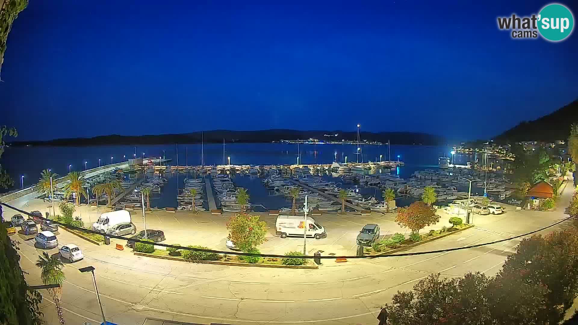 Webcam Orebić Uferpromenade – Fähre nach Korčula Live