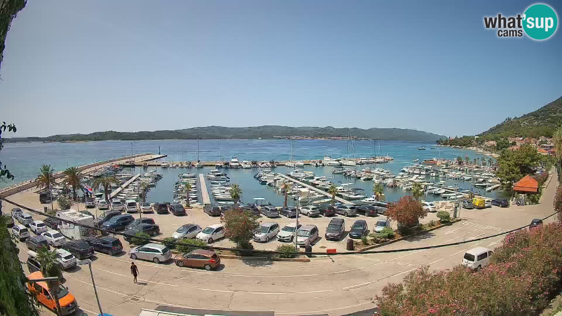 Webcam Orebić Riva – Ferry vers Korčula en direct