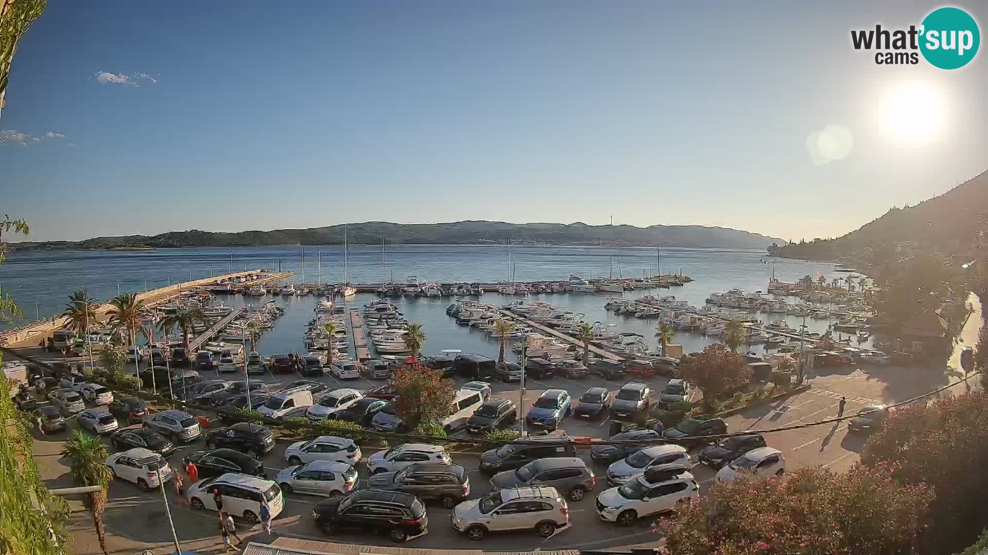 Webcam Orebić Riva – Ferry to Korčula Live