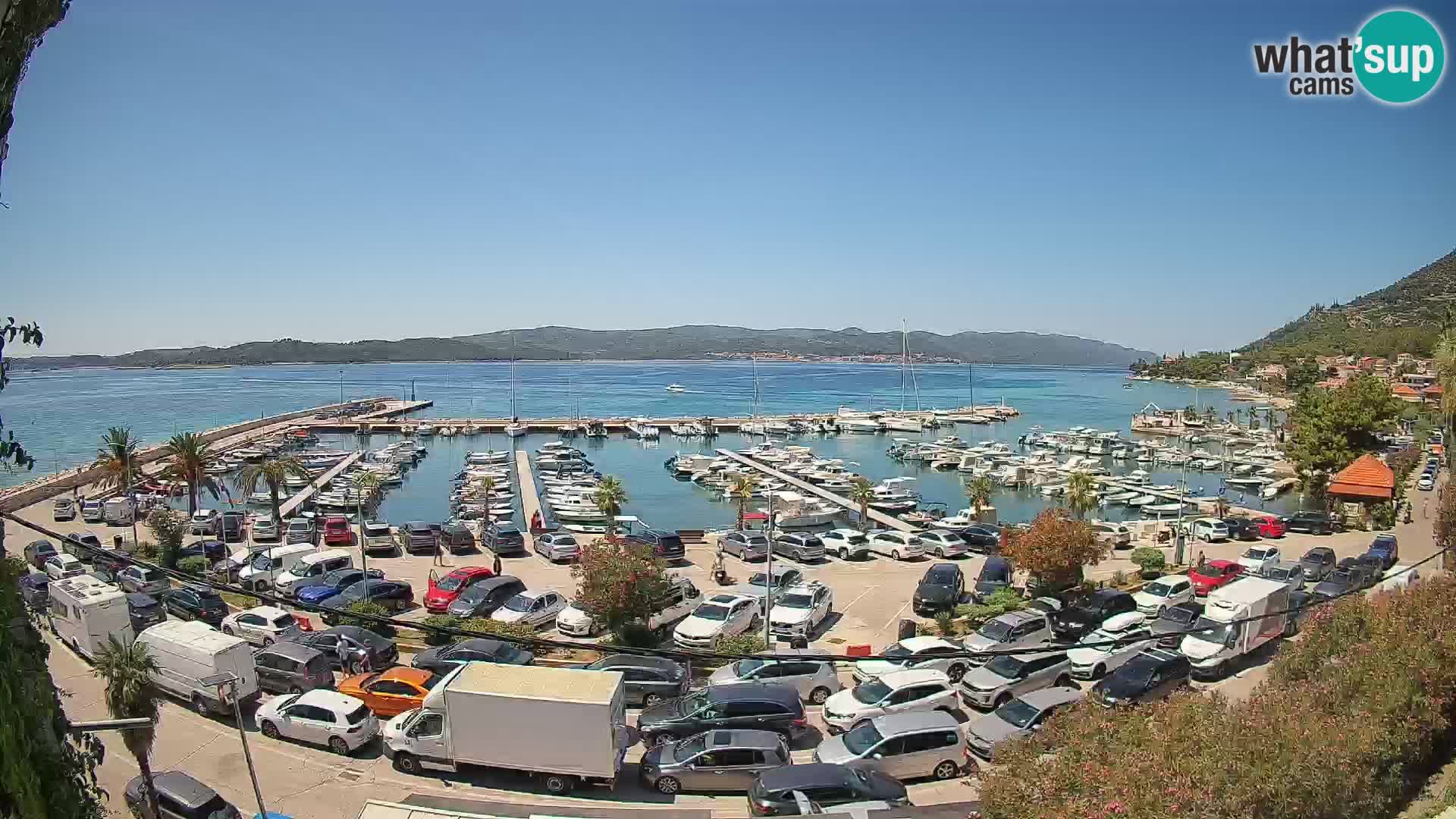 Webcam Orebić Riva – Ferry to Korčula Live