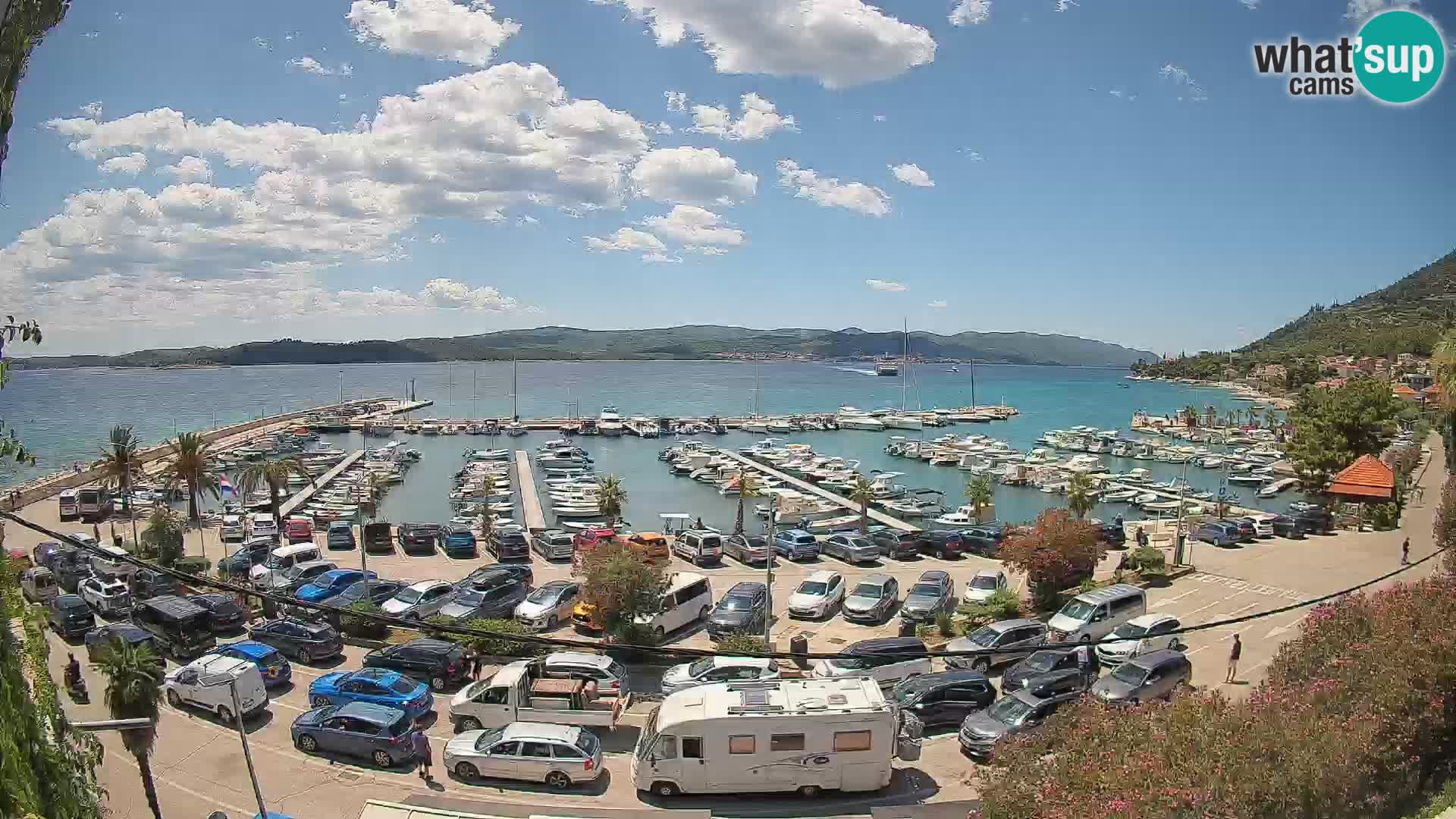Webcam Orebić Riva – Ferry vers Korčula en direct
