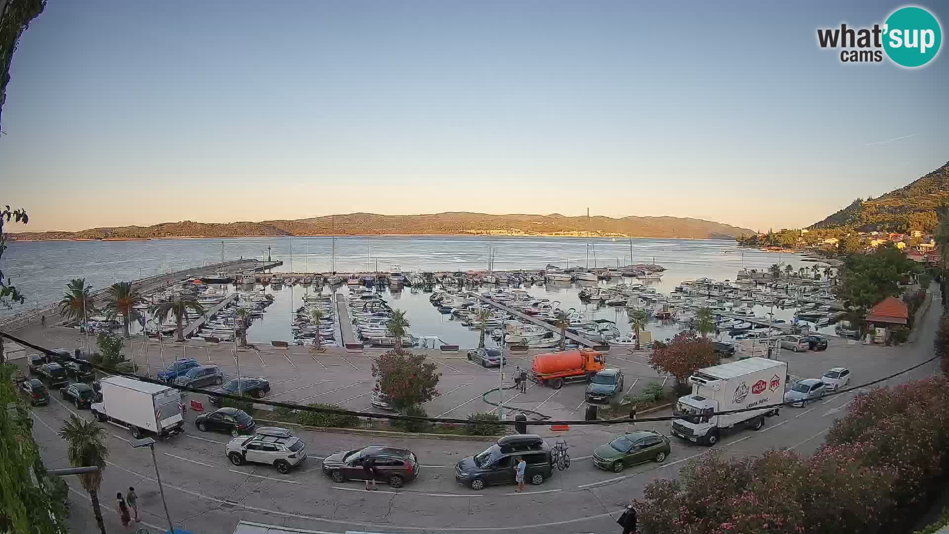 Webcam Orebić Uferpromenade – Fähre nach Korčula Live