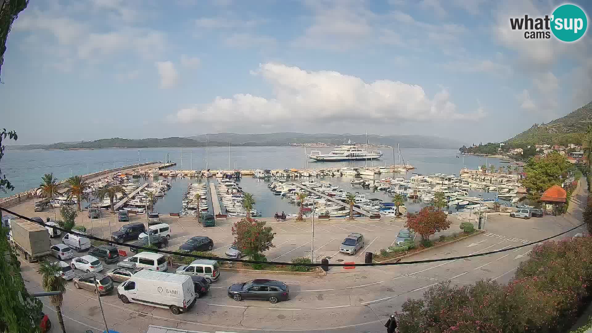 Webcam Orebić Riva – Ferry vers Korčula en direct