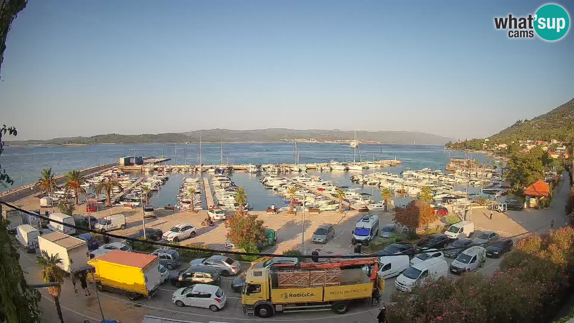 Webcam Orebić Riva – Ferry a Korčula en vivo