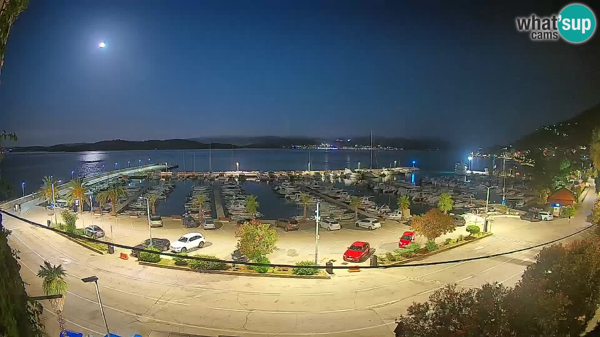 Webcam Orebić Uferpromenade – Fähre nach Korčula Live