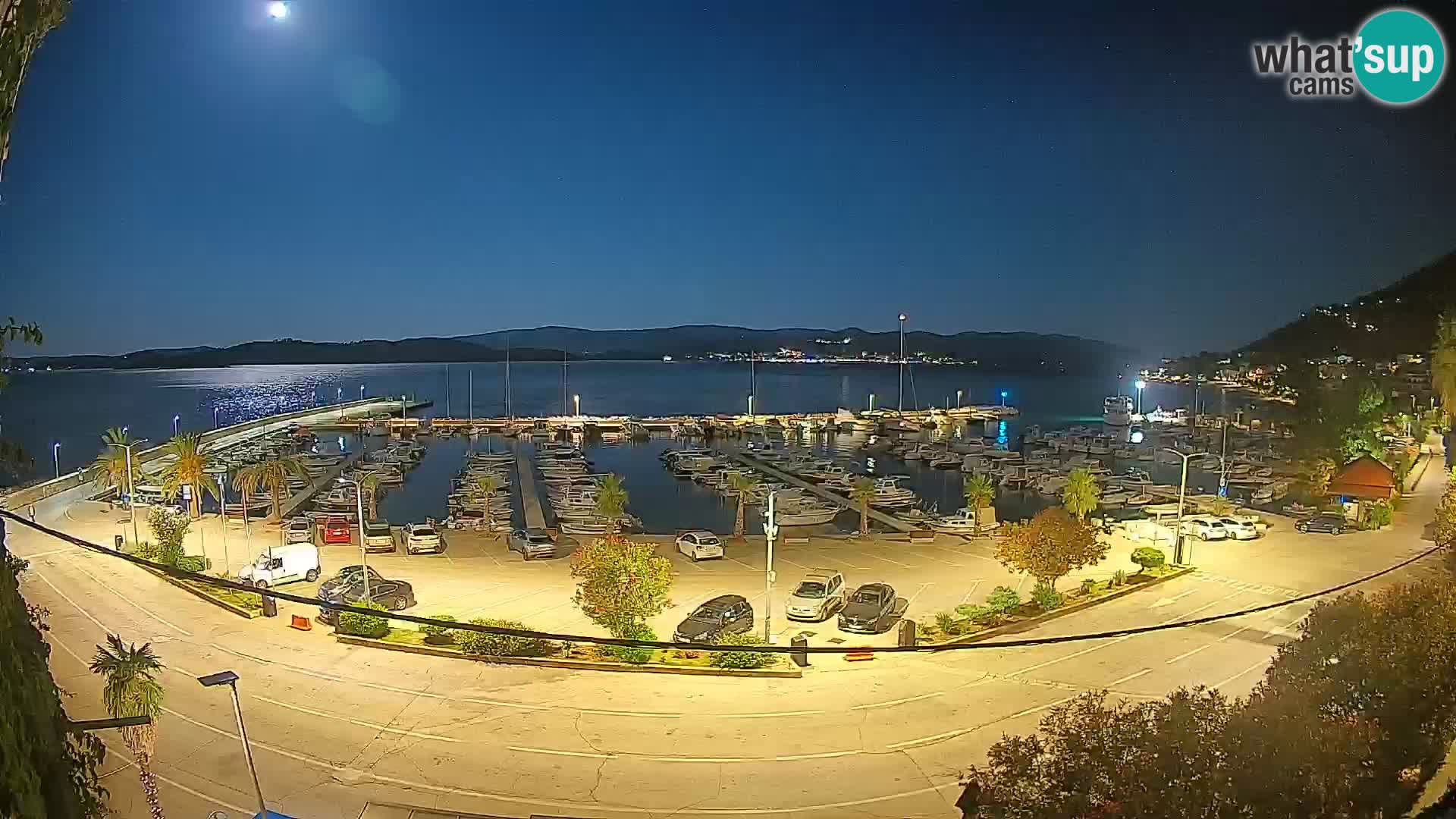 Webcam Orebić Riva – Ferry to Korčula Live