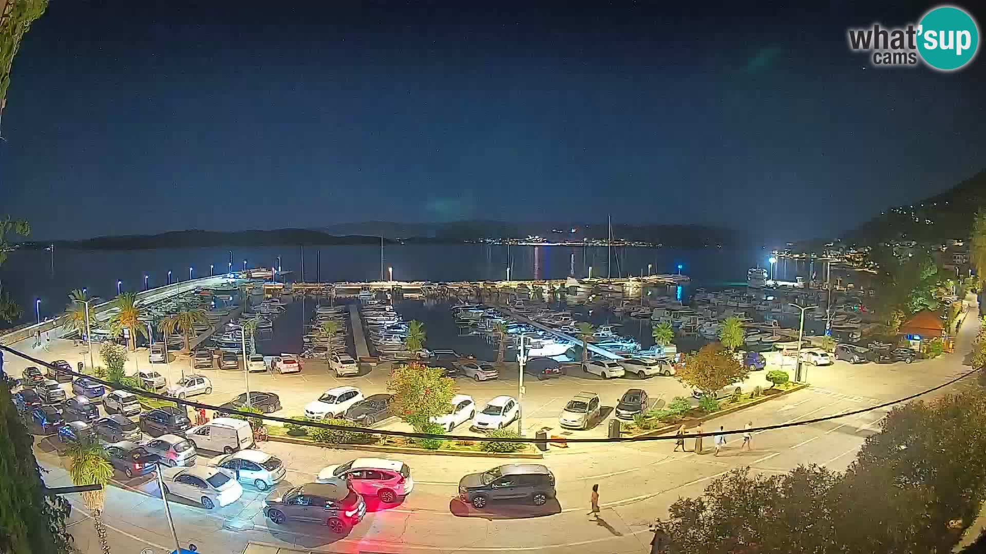 Webcam Orebić Riva – Ferry a Korčula en vivo