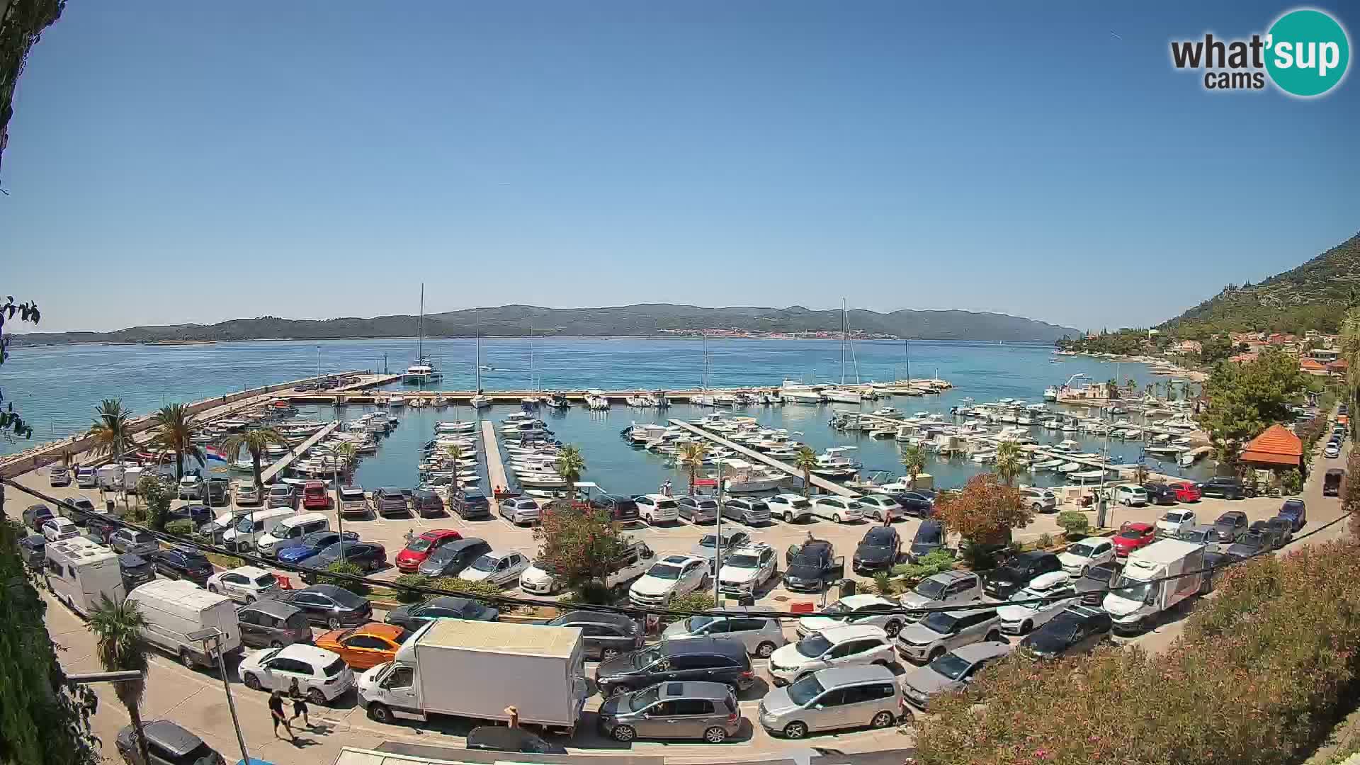 Webcam Orebić Riva – Ferry vers Korčula en direct
