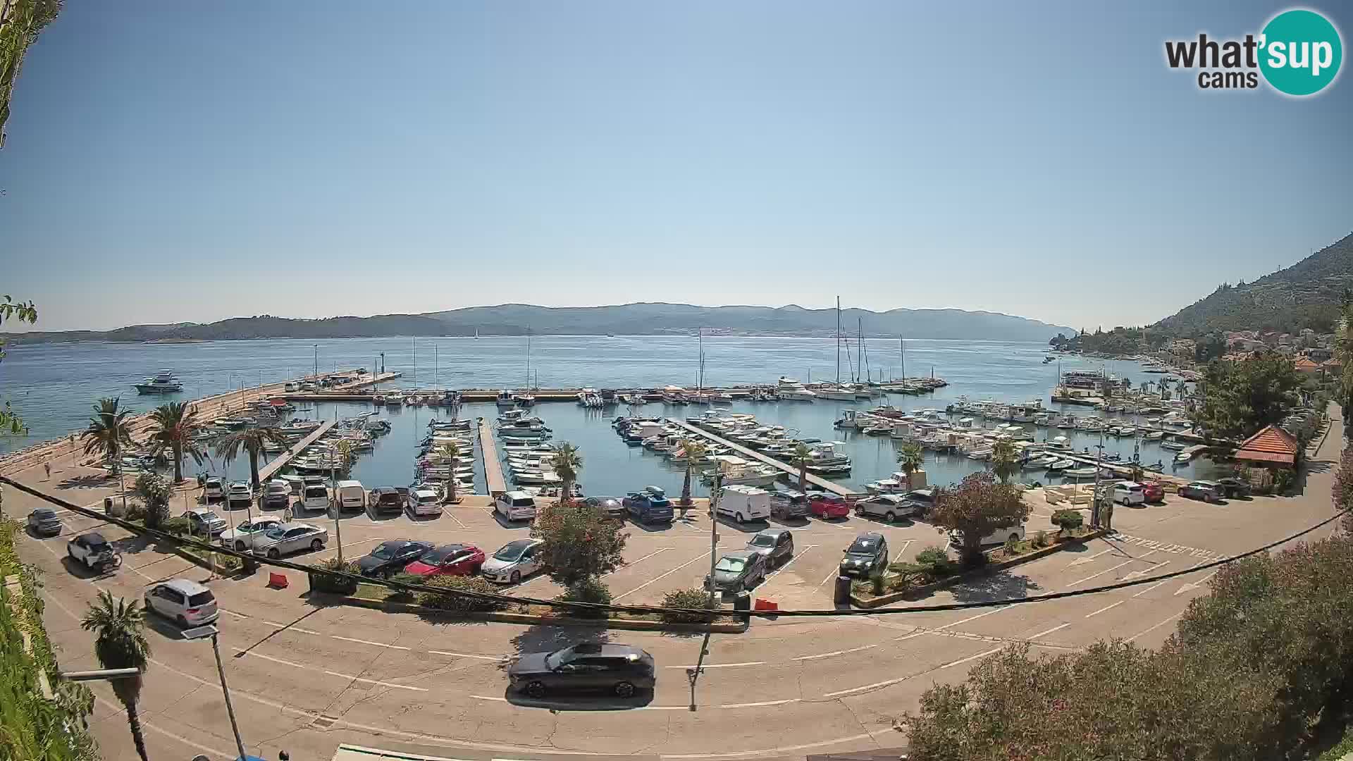 Webcam Orebić Riva – Ferry vers Korčula en direct